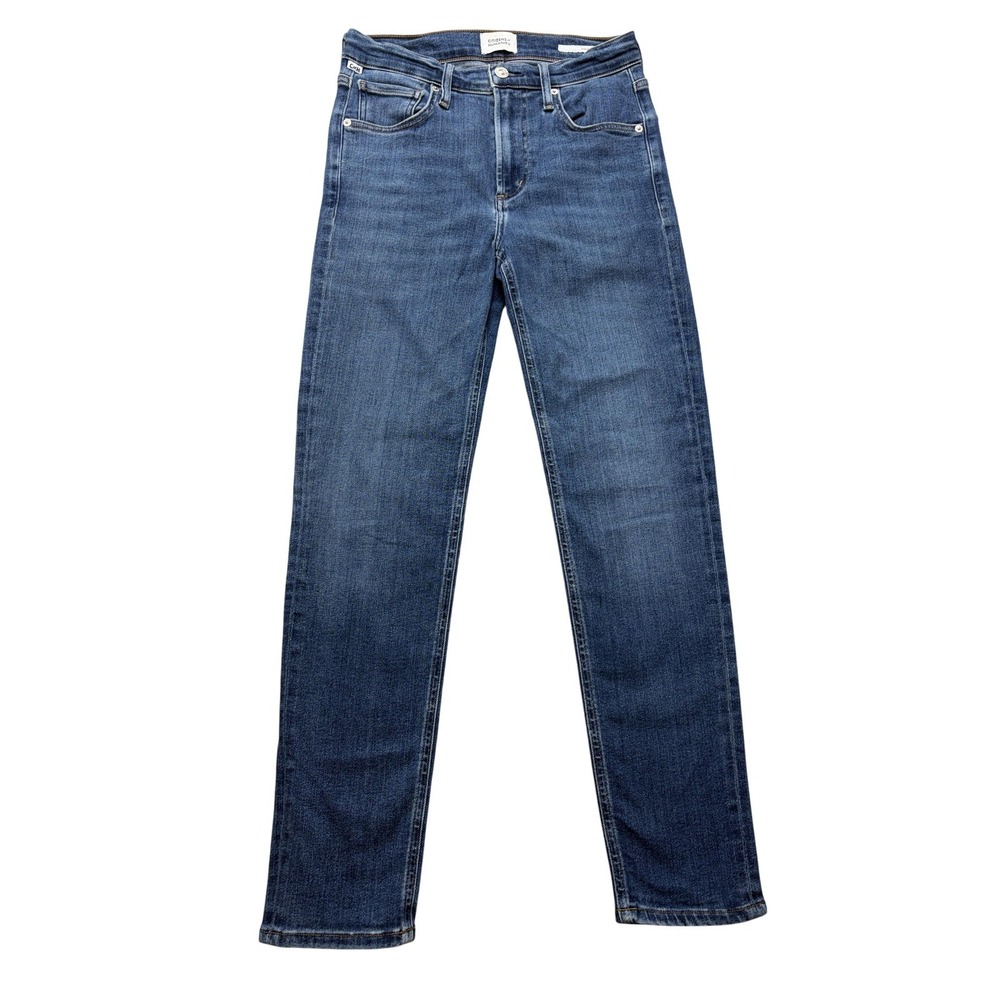 Citizens Of Humanity‎ Isola Slim Straight Jeans Womens 25 Blue Mid Rise Stretch